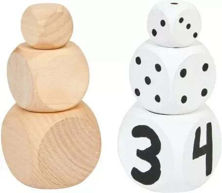 Colorations Decorate Your Own Cubes - Set of 36
