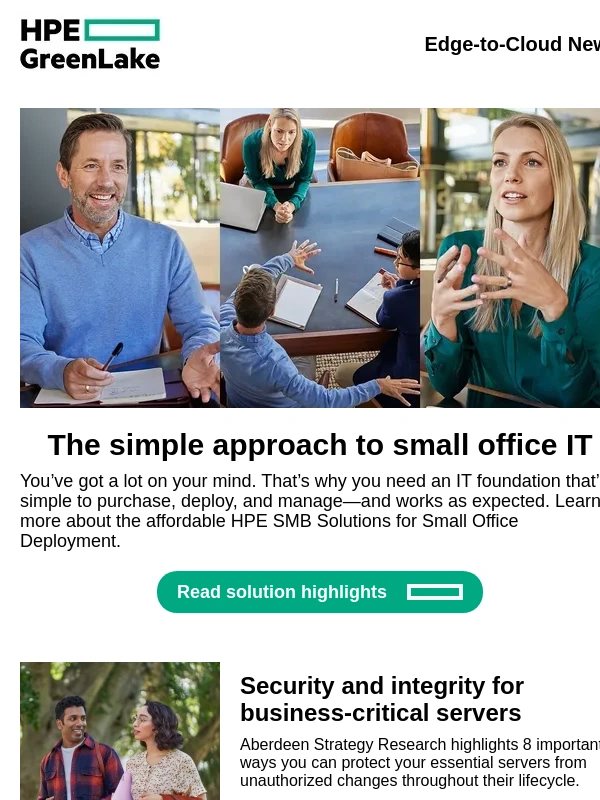 HPE - Cc,here's your December Edge-to-Cloud News