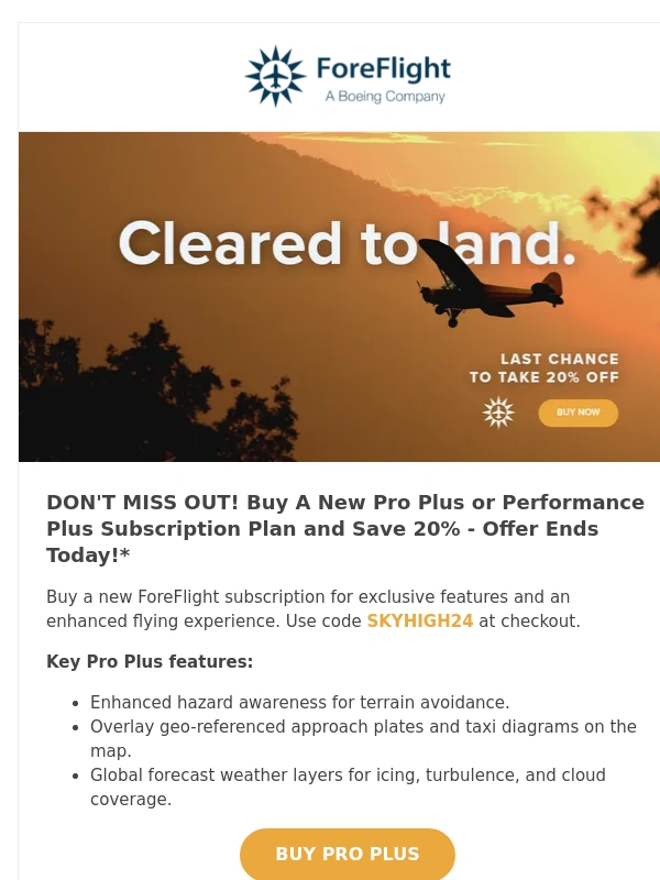 ForeFlight - FINAL HOURS! ⏳Save 20% on ForeFlight Today!
