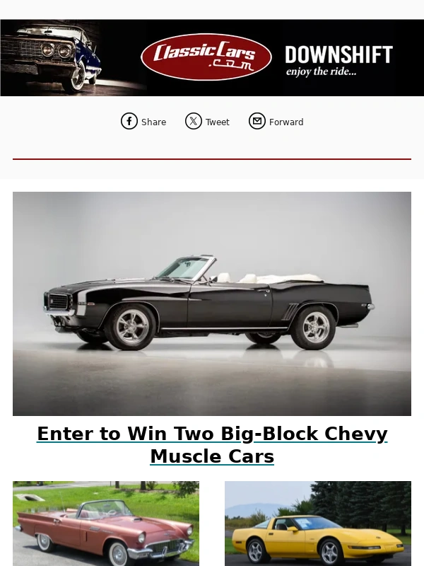 ClassicCars.com - Enter to Win Two Big-Block Chevy Muscle Cars