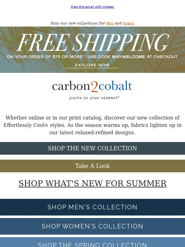 Carbon 2 Cobalt - It's Here: Summer 2025 + Free Shipping