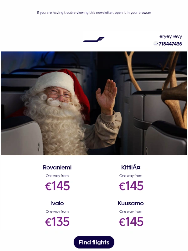 Finnair - Fly to Lapland with the official airline of Santa