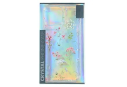 iPhone 13 Pro Max Crystal Phone Case - Floral