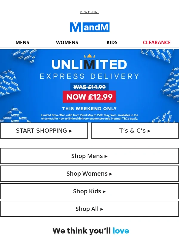 MandM - Bank Holiday Trainer Treats ? UNDER £40!