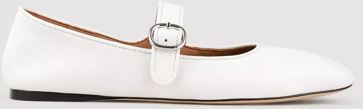Sandro Shiny leather ballet flats - female - 8.5
