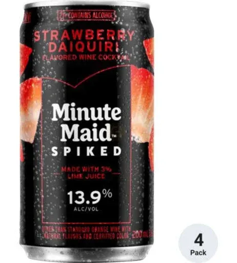 Minute Maid Spiked Strawberry Daiquiri Wine Cocktail