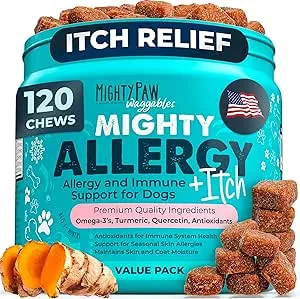 120-Count Mighty Paw Waggables Allergy Immune + Itch Support Vitamin Dog Chews $9.89 w/ S&S + Free Shipping w/ Prime or on $35+