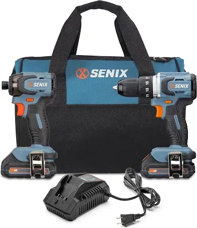 SENIX X2 20 Volt Max* 2-Tool Cordless Brushless Combo Kit