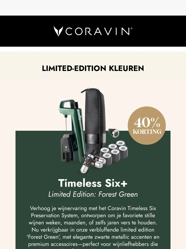 Coravin - Black Friday deals binnenin ?