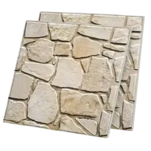 12" x 12" Faux Stone Waterproof Wall Panel 10-Pack