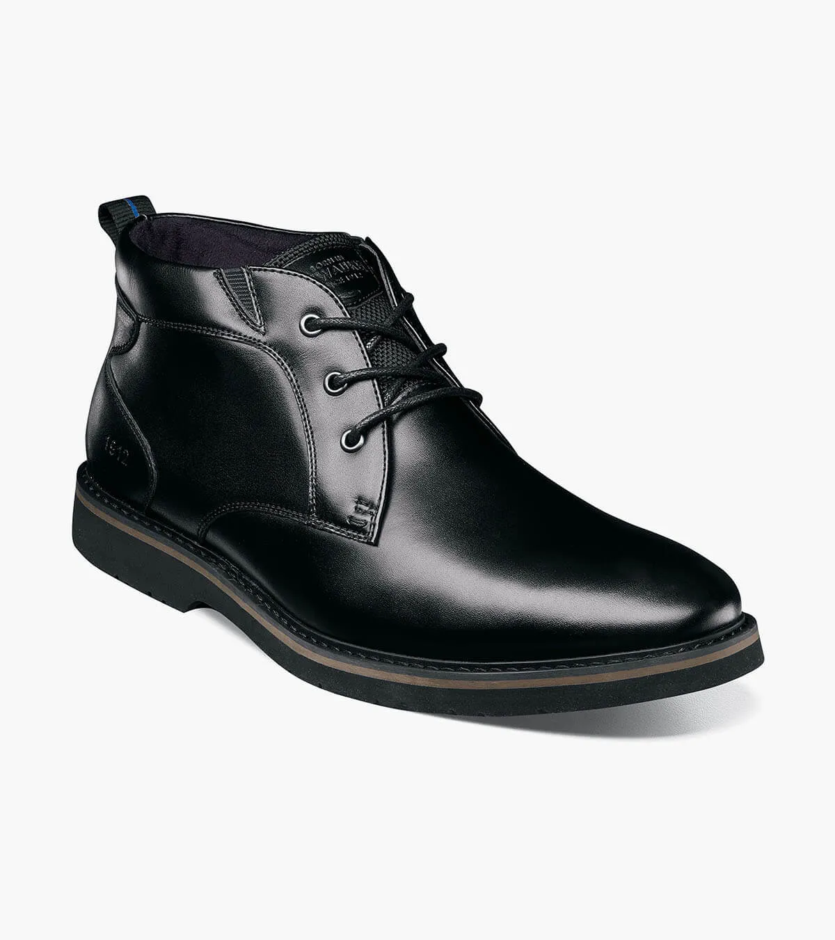 Nunn Bush Shoes Denali Waterproof Plain Toe Chukka Black Size 13