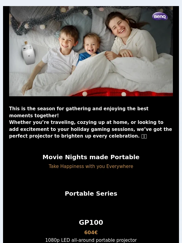 BenQ - Make This Christmas Magical with BenQ Projectors ?