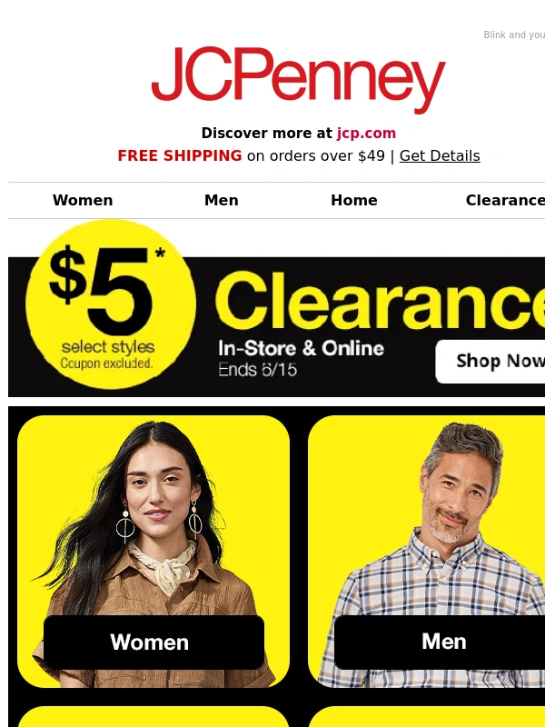 JCPenney - ↓ CLEARANCE as low as $5 ↓