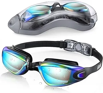 [Prime] Aegend No Leaking Anti Fog UV Protection Swimming Goggles w/ Case (Various Colors) from $6.64 + Free Shipping