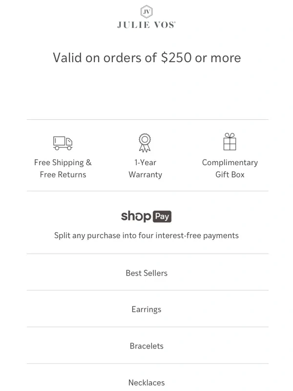 Julie Vos - Hours Left for Free 2Day Shipping ?⏰