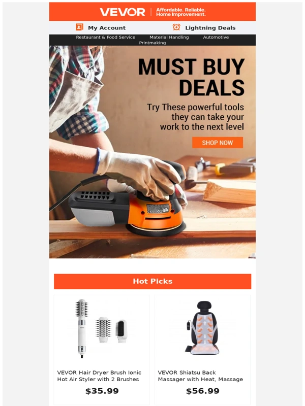 Vevor - Your favorite items have dropped in price