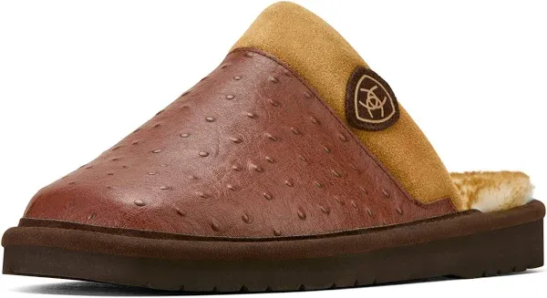 ARIAT Men's Silversmith Square Toe Exotic Slippers