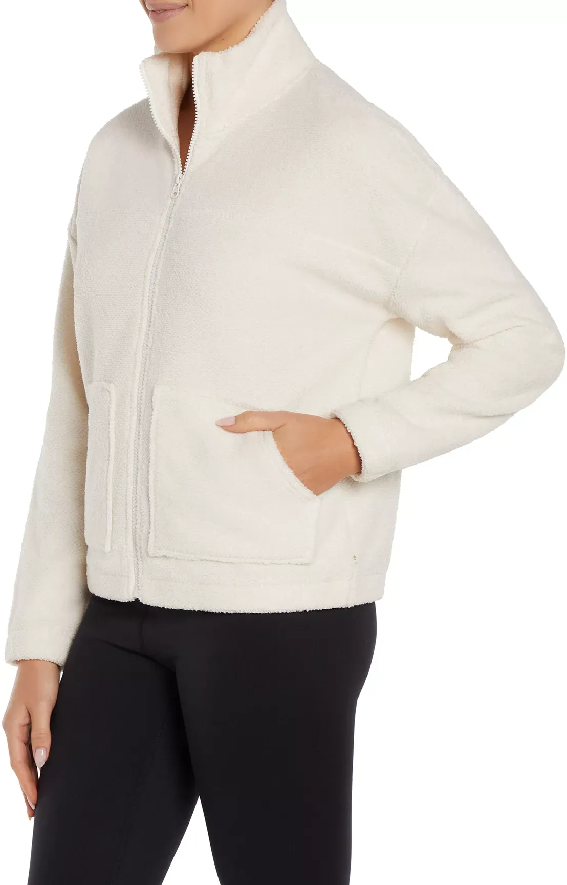 Marika Mel Fleece Jacket Heather Gardenia / L