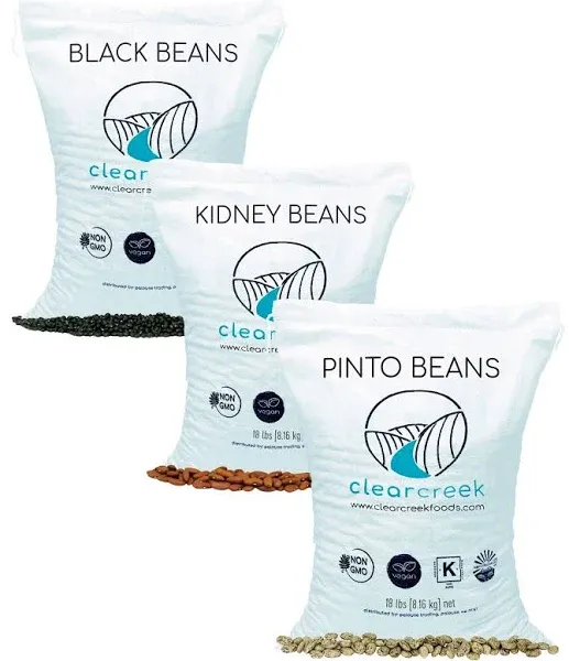 Bean Bundle Kidney Black Pinto 54 lbs