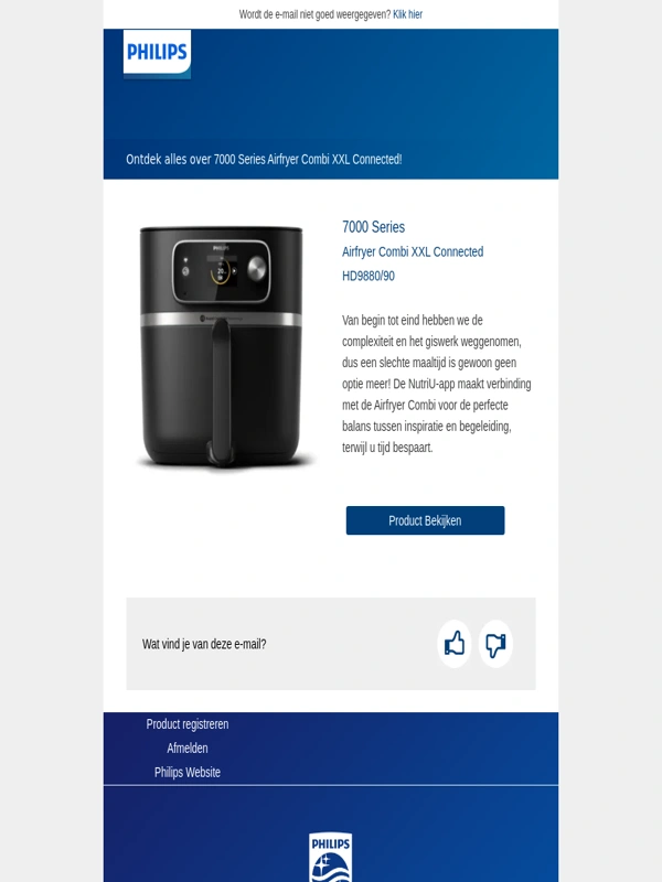 Philips - Ontdek alles over 7000 Series Airfryer Combi XXL Connected