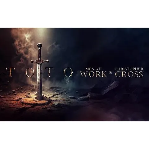 Toto + Men At Work + Christopher Cross on July 25 at 6:45 p.m.