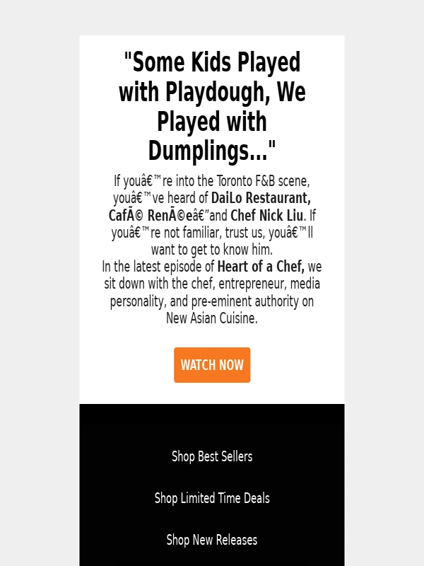 Dalstrong - Inside New Asian Cuisine,with Chef Nick Liu