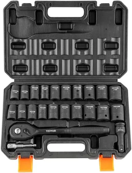 VEVOR 1/2" Drive Impact Socket Set