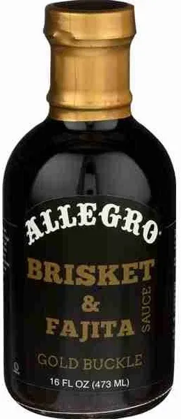 Allegro Brisket & Fajita Sauce Gold Buckle 16 fl. oz