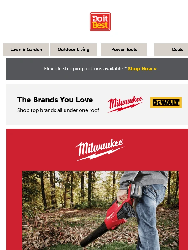 Do it Best - Level up your toolbox with Milwaukee & DEWALT