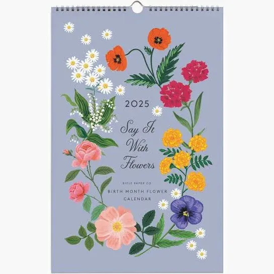 Rifle Paper Co. Say It With Flowers Wall Calendar