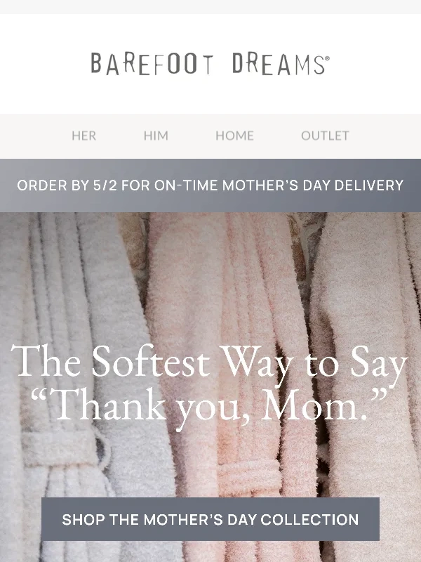 Barefoot Dreams - Order Now: Gifts Mom Will Adore ?