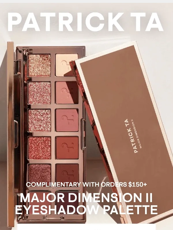 PATRICK TA - Your Complimentary Rose Palette Is Waiting ?