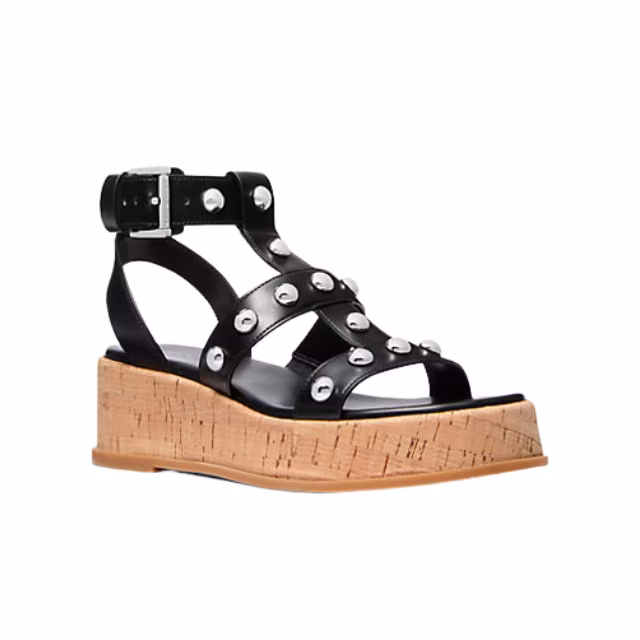 Michael Kors Selah Studded Platform Gladiator Sandal