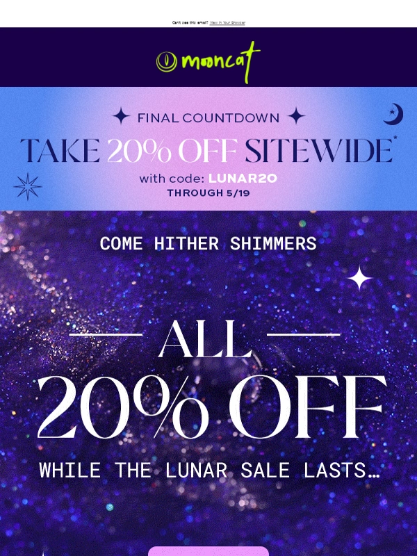 mooncat - Rivers of shimmers for ☆ 20% OFF ☆
