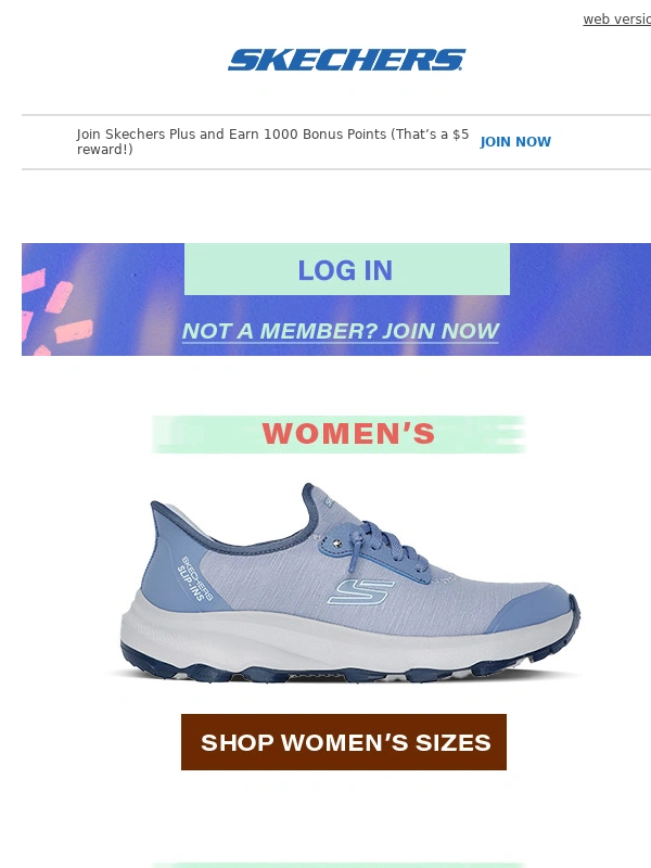 Skechers - Suprise! Long Weekend Savings Extended for Today