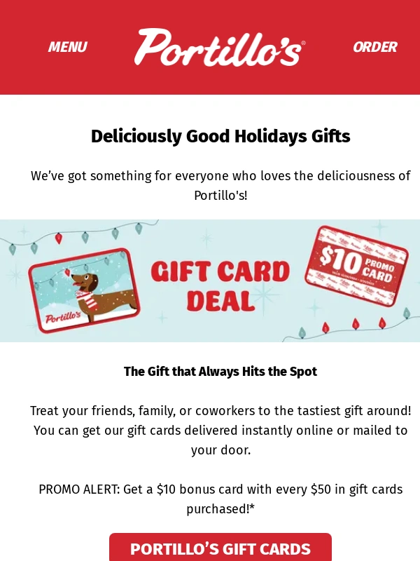 Portillo's - Gifts for Portillo’s Lovers? We’ve Got You Covered!