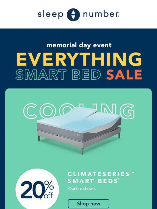 Sleep Number - Sleep Hot? Cooling You Control On Sale Now ?