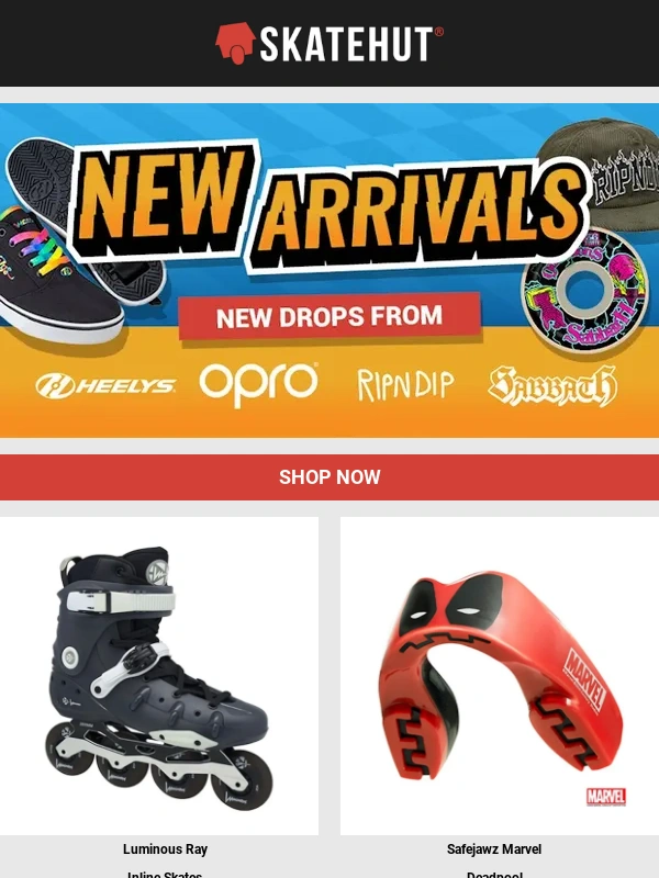 Skatehut - New Arrivals Alert! ? Heelys,RIPnDIP,Sabbath,Creature and more...?