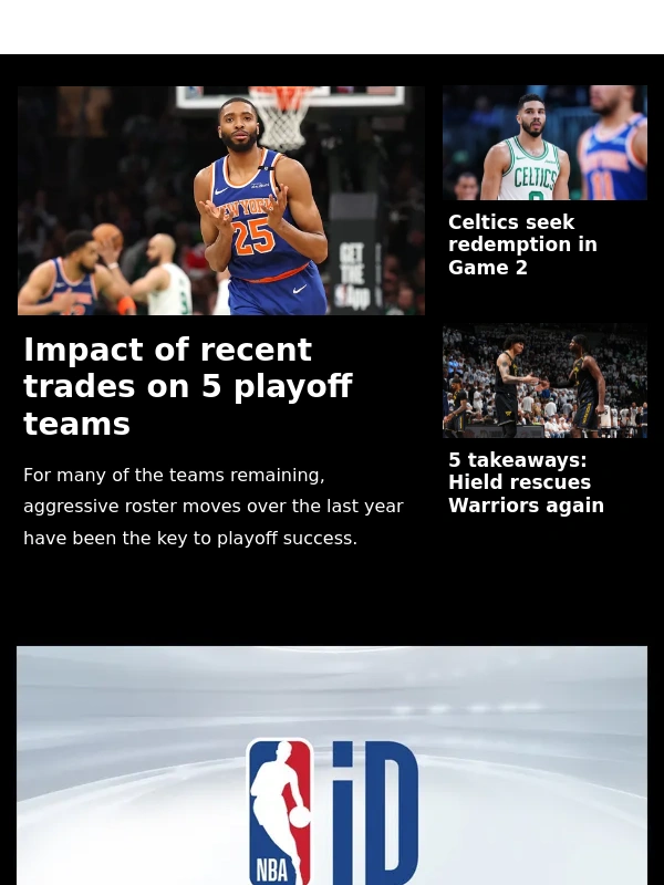 NBA League Pass - Impact of recent trades on 5 playoff teams | Celtics seek redemption in Game 2