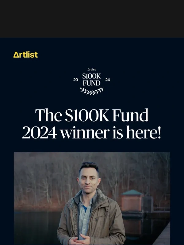 Artlist - Artlist.io,who got $100K to bring their vision to life?