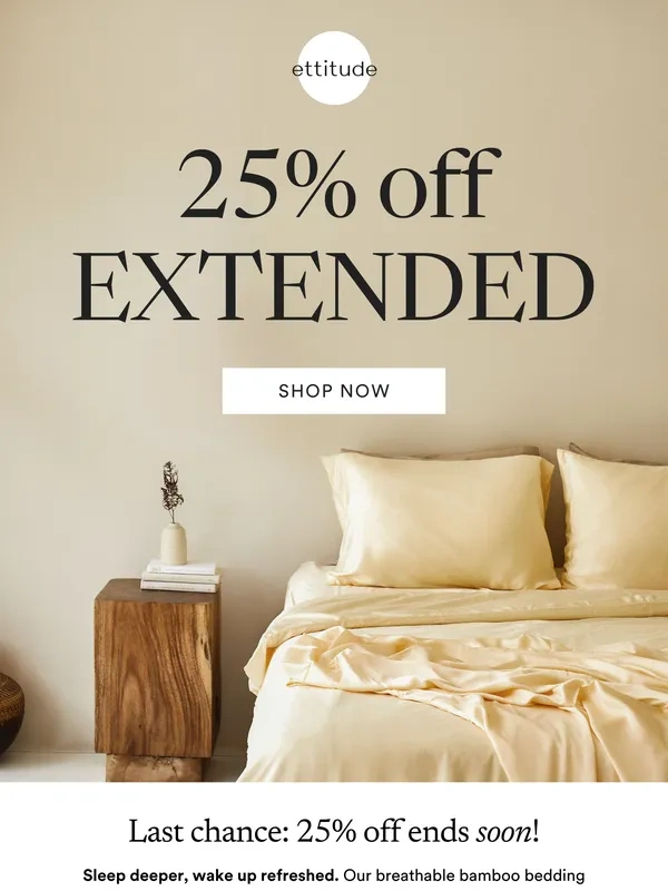 Ettitude - EXTENDED - 25% off