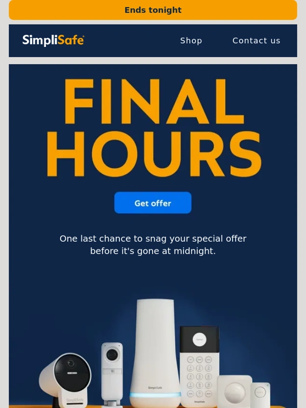 SimpliSafe - Ends tonight: get your special deal + free gift now