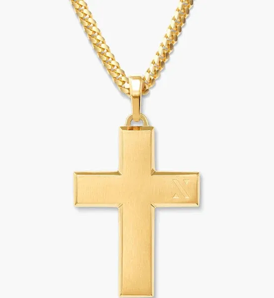 JAXXON Mosaic Cross Pendant Chain