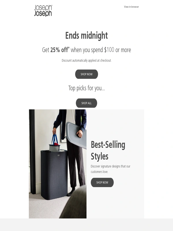 Joseph Joseph - Don't miss 25% off*