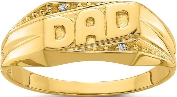 10K Yellow Gold Diamond Ring