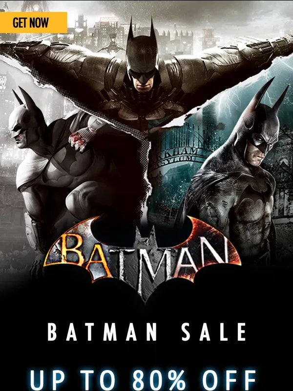 Hogwarts Legacy - ? Suit up and save up to 80% off Batman Arkham titles