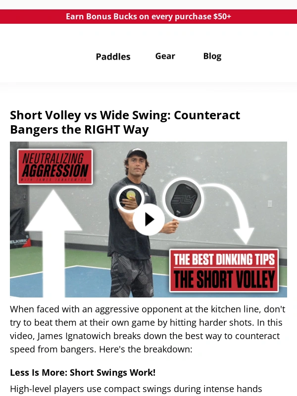 Selkirk - Top Pickleball Pro: Embrace the Chicken WING!