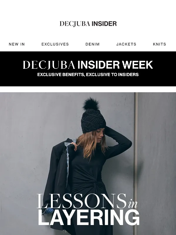 DECJUBA - Lessons In Layering | Winter Dresses