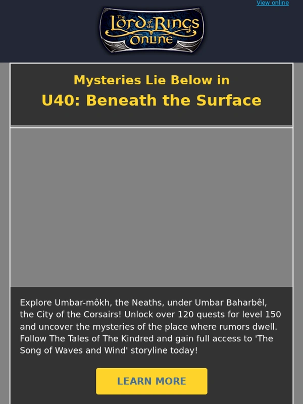 Lotro - Uncover the Secrets of Umbar
