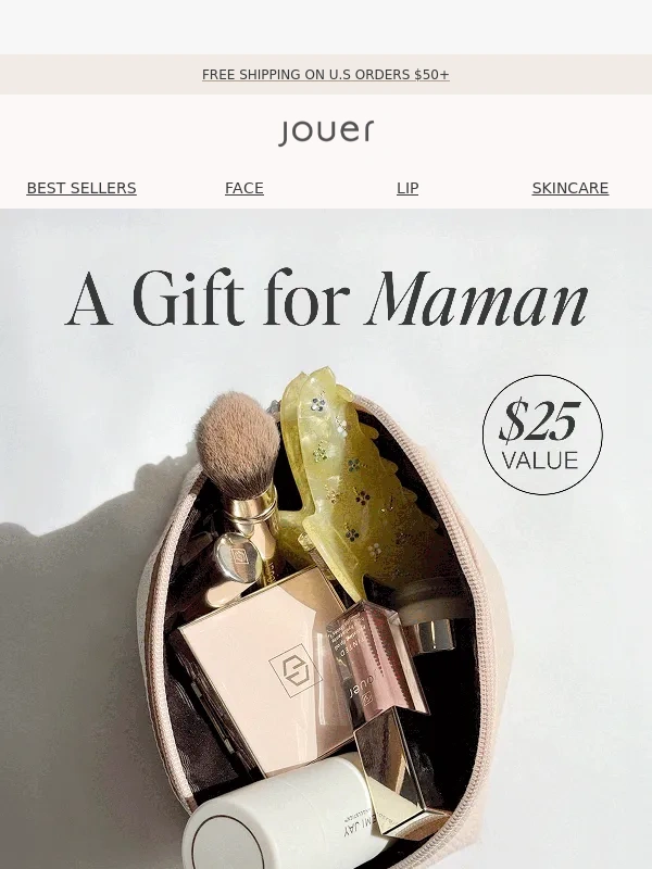 Jouer Cosmetics - Ends today! Free Pink Bag ?
